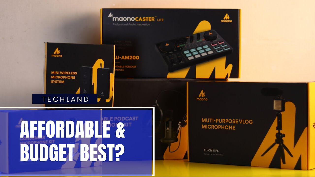 Almost All MAONO MICS Overviewed I Best in Budget? I TechLand Bangladesh