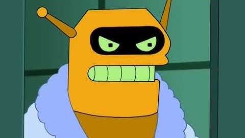 Futurama - Have you got an extra GOTO 10 line? / My name
