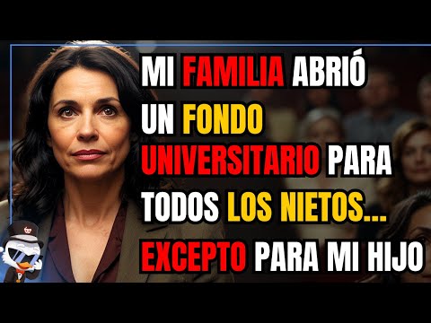 MI FAMILIA ABRIÓ UN FONDO UNIVERSITARIO PARA TODOS LOS NIETOS… EXCEPTO PARA MI HIJO. PARA QUÉ...