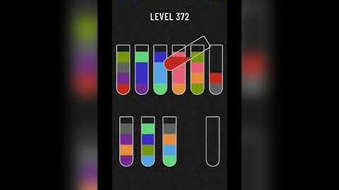 Water sort puzzle level 372