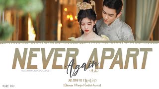 Never Apart Again (莫离) - Ju Jing Yi (鞠婧祎）《Rebirth For You 2021 OST》《嘉南传》Lyrics Resimi