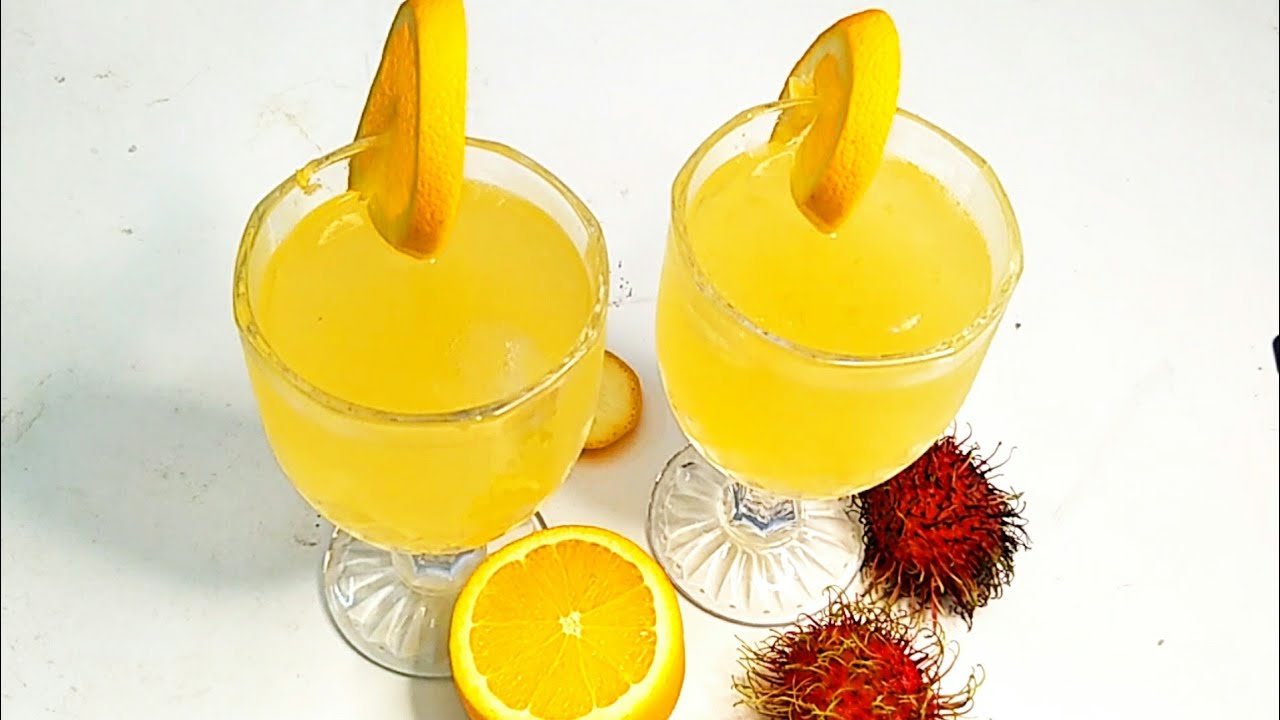 Refreshing Orange Lemonade/ Orange juice/Refreshing juice YouTube