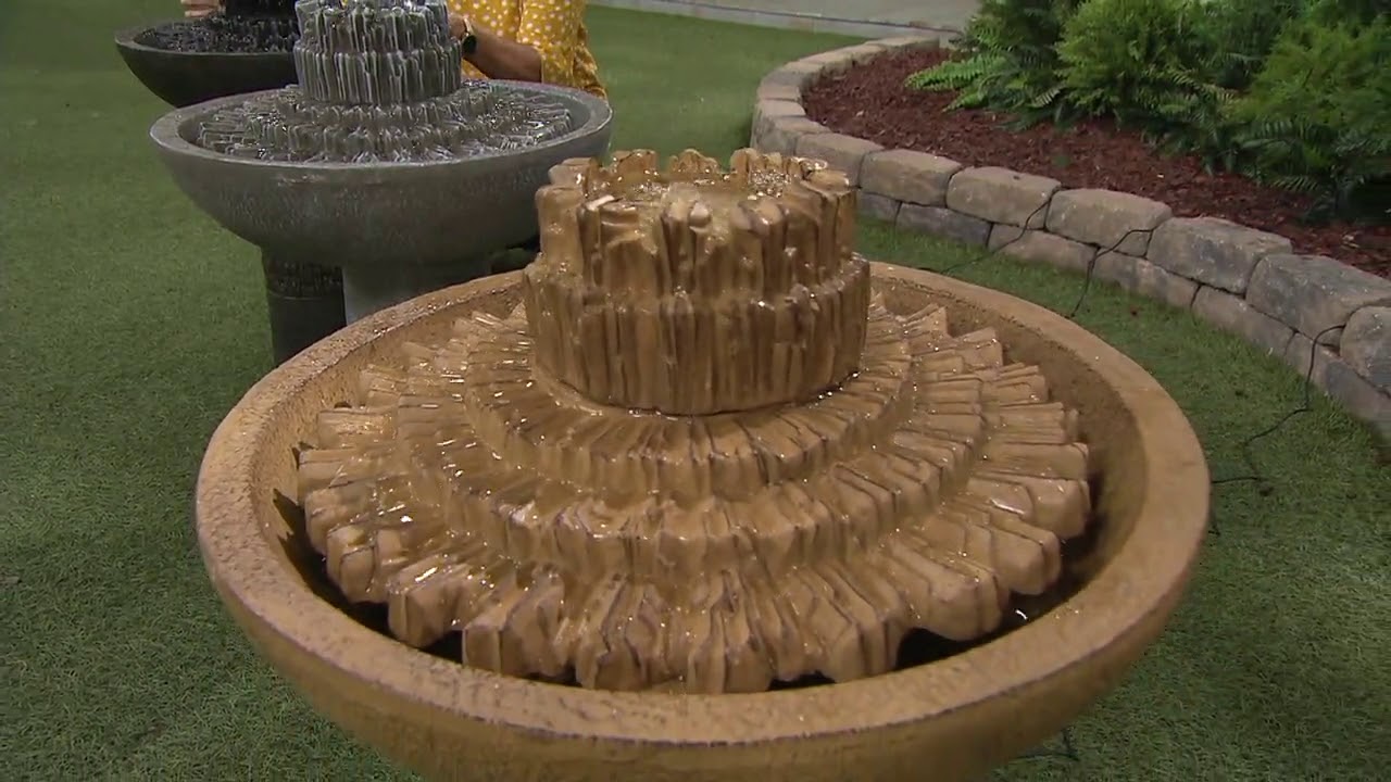 Bernini Calcata Dancing Waters Fountain on QVC YouTube