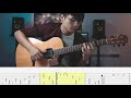 Tabs gulabi aankhen  sanam  fingerstyle guitar tutorial by edward ong
