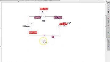 OrCAD - V-I Characteristics of PN Junction Diode