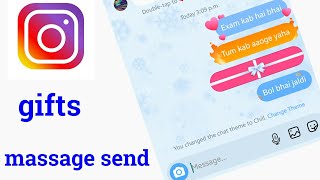 How To Send Gift Message On Instagram/Gift Message Enable Kaise Kare/instagram me gift massage kaise