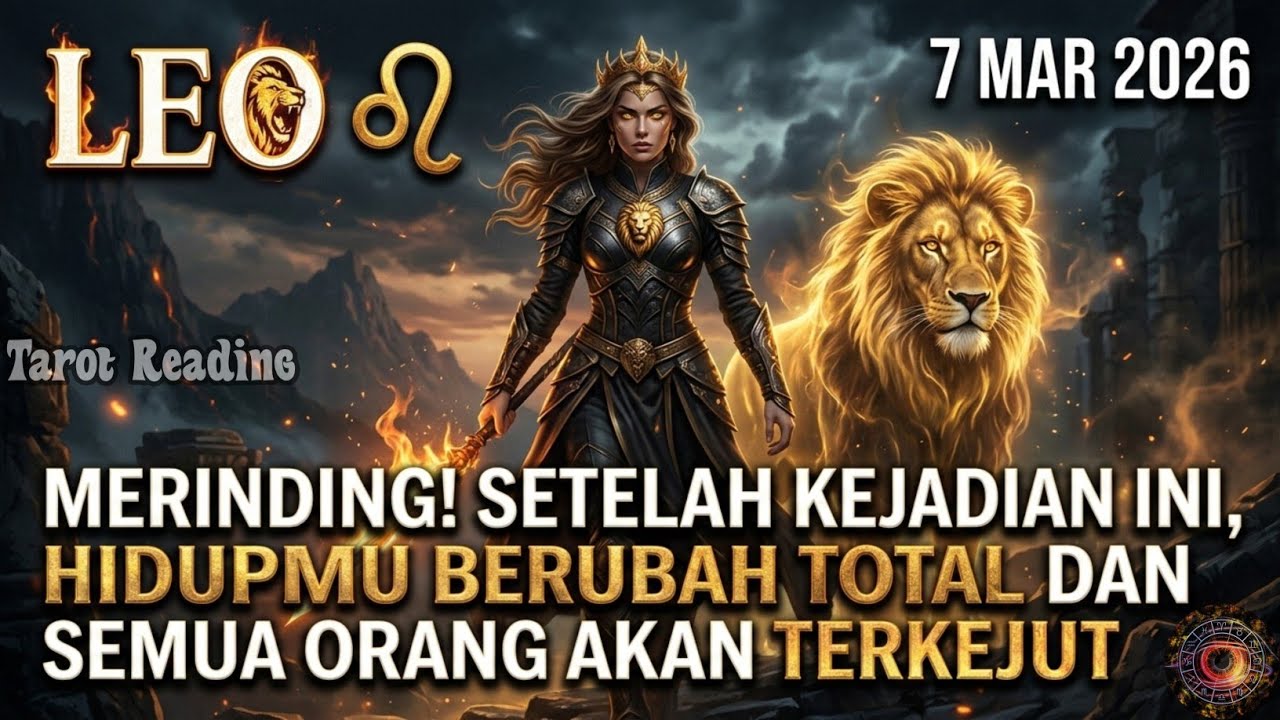 Leo♌ Merinding! Setelah Kejadian Ini, Hidupmu Berubah Total Hari Ini - Mata Zodiak