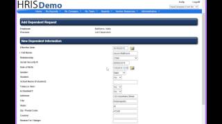 HRIS Workflow Demonstration