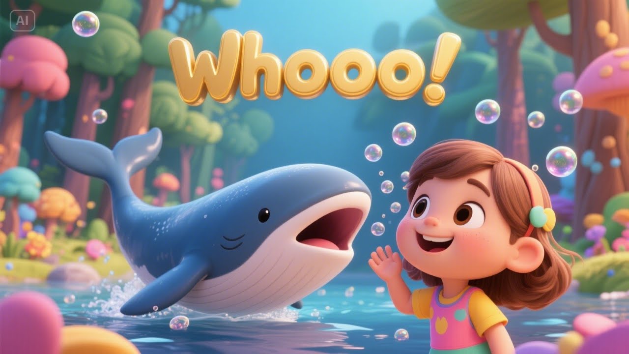 Whale Song Under the Sea – Swim with Bella! | Gentle Ocean Rhyme for Kids | Dive, Sing & Explore