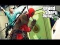 ГТА 5 МОДЫ ДЭДПУЛ ОГРАБИЛ БАНК В GTA 5! - ДЭДПУЛ УКРАЛ КОГТИ РОСОМАХИ!? - GTA 5 МОДЫ