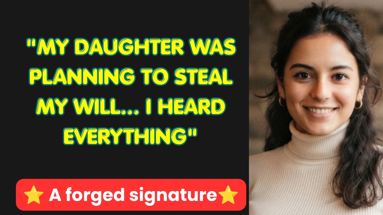I heard my daughter whispering through the bedroom door on my birthday. “Once she signs the new papers, everything will be easier,” she said. Then a man asked, “And what if she refuses?” And she...