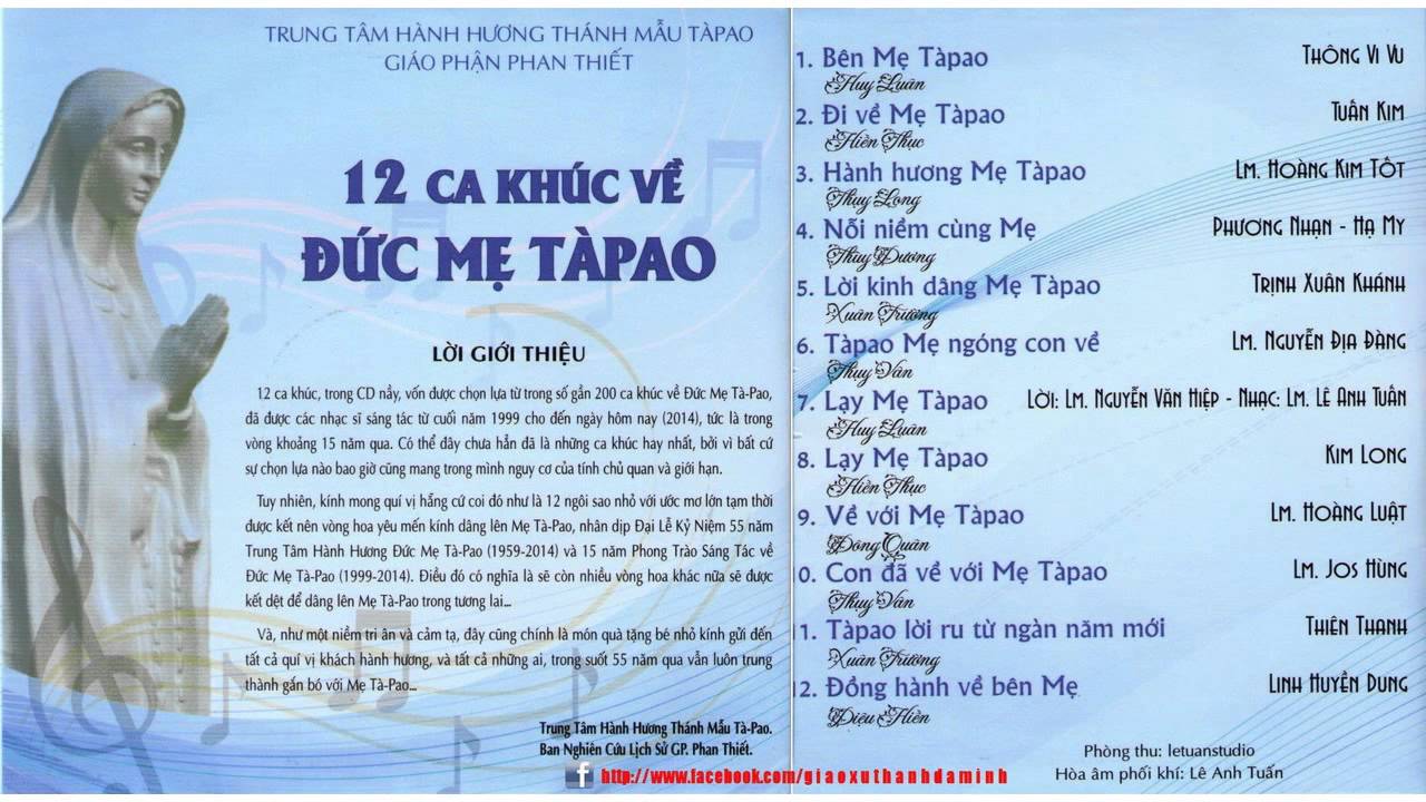 12 Ca Khúc hay nhất về Đức Mẹ Tà-Pao