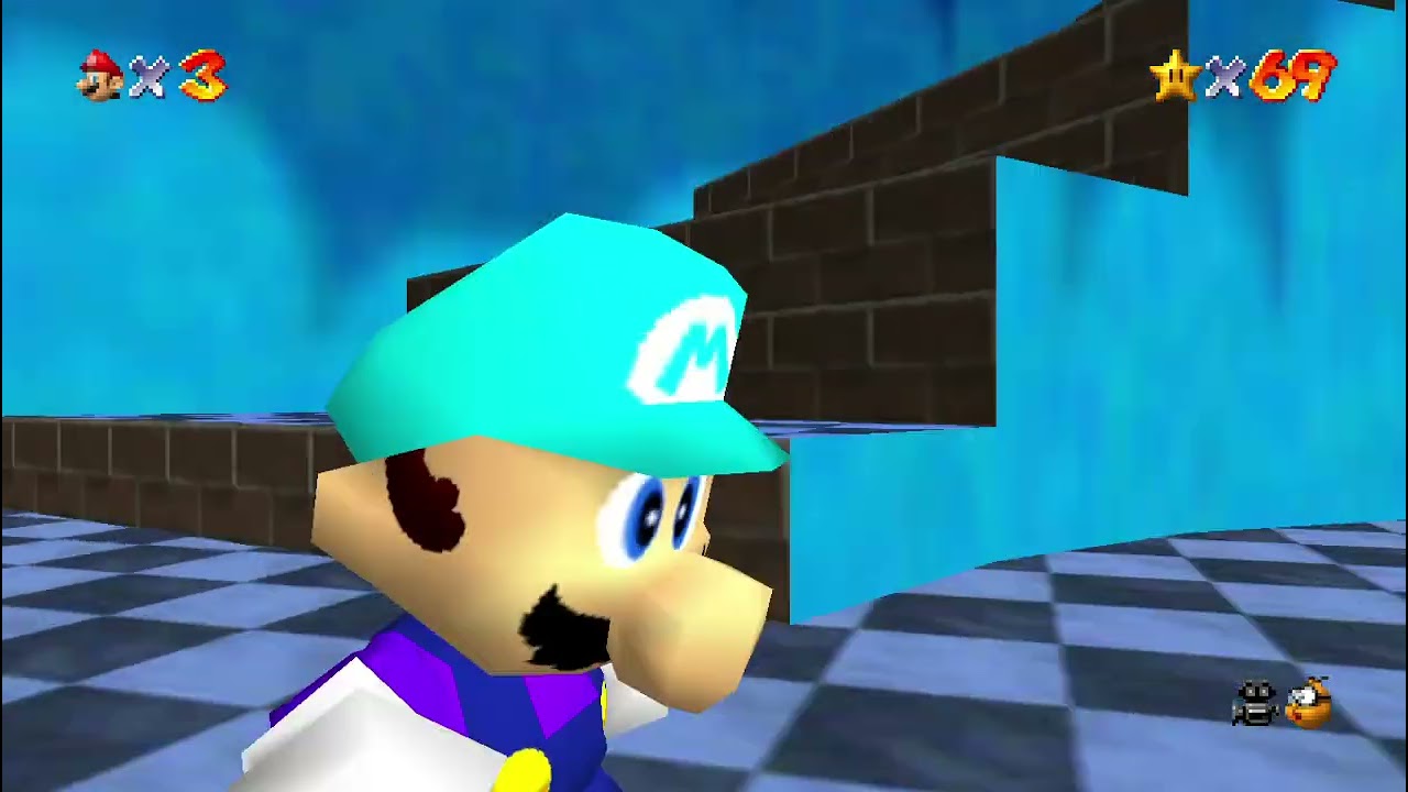 jugando super mario 64 co op dx