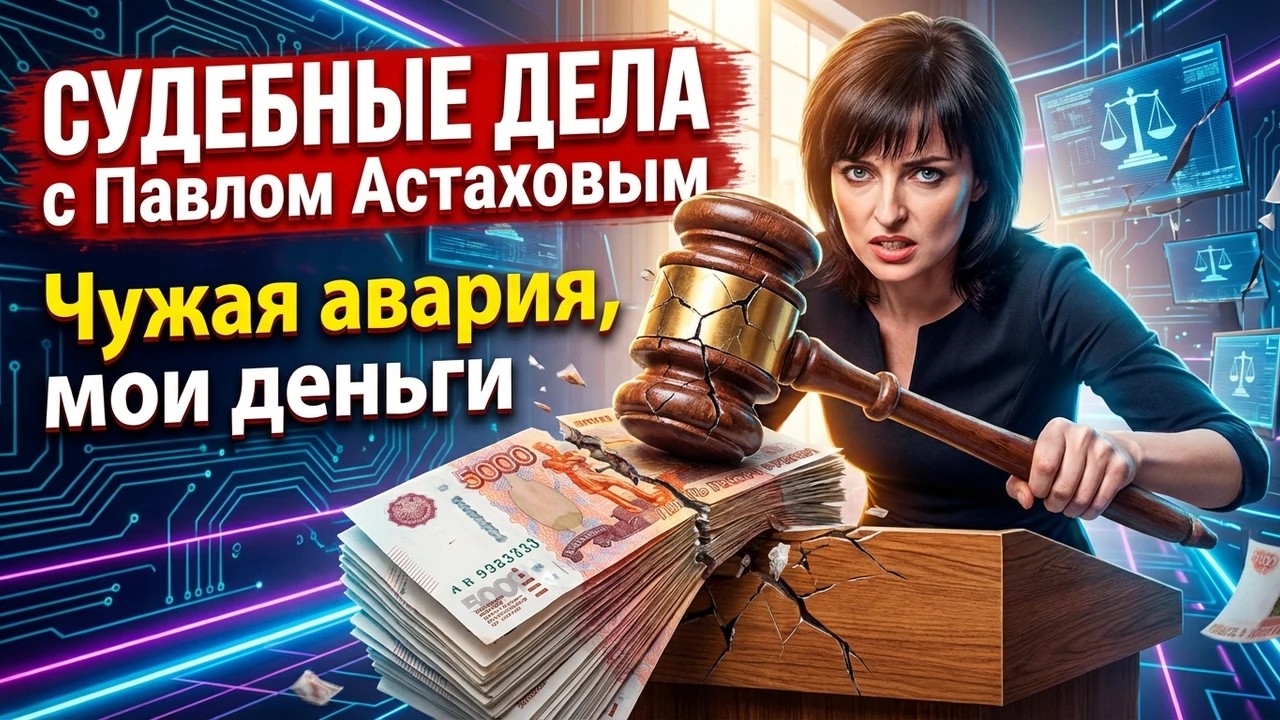 СУДЕБНЫЕ ДЕЛА с Павлом Астаховым. НЕ УЧАСТВОВАЛ В АВАРИИ, НО ЗАПЛАТИЛ ЗА НЕЕ...