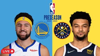 WARRIORS VS NUGGETS  - PRESEASON  - 2022 - 23 / LIVE STREAM - 14 OCT