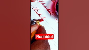 Just comment your name and I will write ur name in my next video #calligraphy #trending #art #shorts