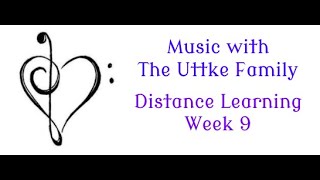 Distance Learning Week 9