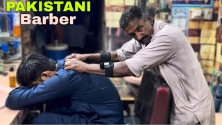 Satisfying ASMR 😍 Traditional Pakistani Barber Head Massage #asmr 
