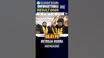 Std 10 Vidyakul Topper Detroja Rudra 98.81 PR #vidyakul #topper #result #shorts