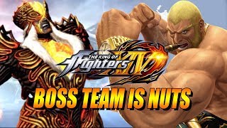 BOSS TEAM IS NUTS: King Of Fighters 14 - Online Matches