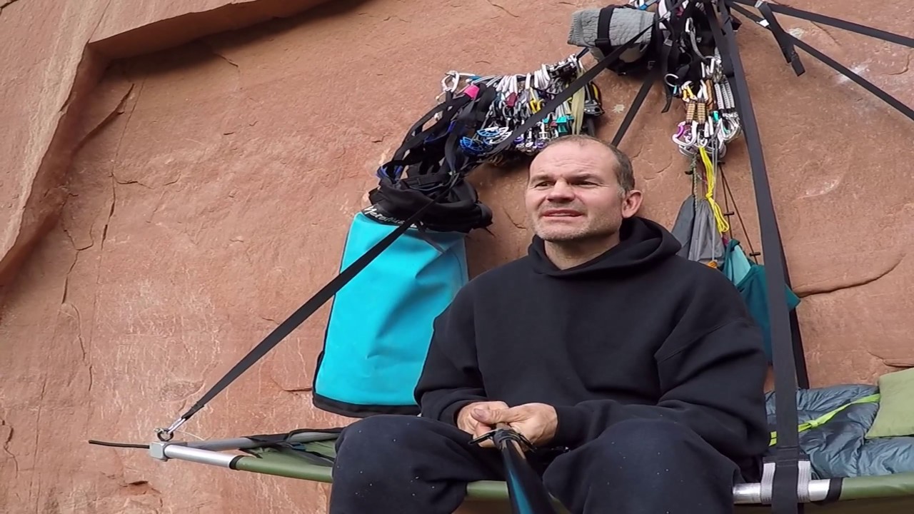 Moonlight Buttress Aid Climb, Solo 2, Zion National Park
