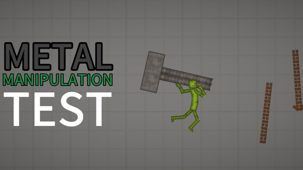 METAL MANIPULATION TEST. - (STOP MOTION)