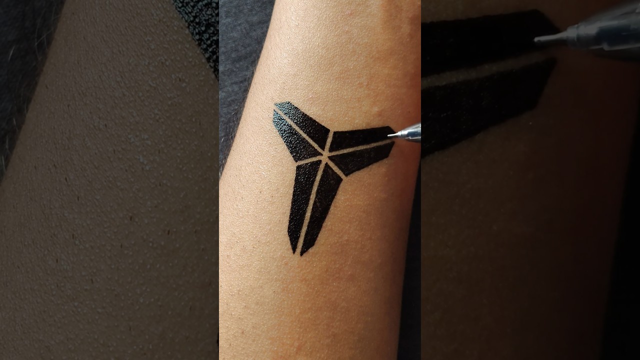MAMBA MENTALITY | Kobe Bryant Black Mamba Tattoo | Wrist Temporary Tattoo  idea ....