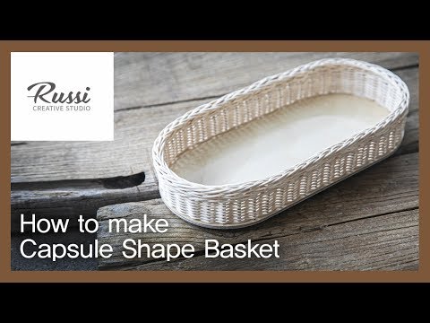[라탄공예] 취미수업 온라인클래스 29: 자작나무 라탄 타원형바구니  만들기 2./Rattan Craft : Make Ellipse Basket with Birch Plywood