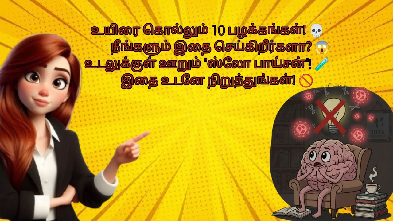 How to improve health by avoiding 10 bad habits in Tamil? | உடலை தேற்ற 10 வழிகள்!