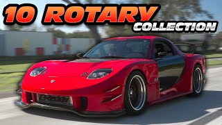 CRAZIEST 10 Rotary Rare RX7 Collection! (FOUR 3 ROTORS in SECRET HANGER)