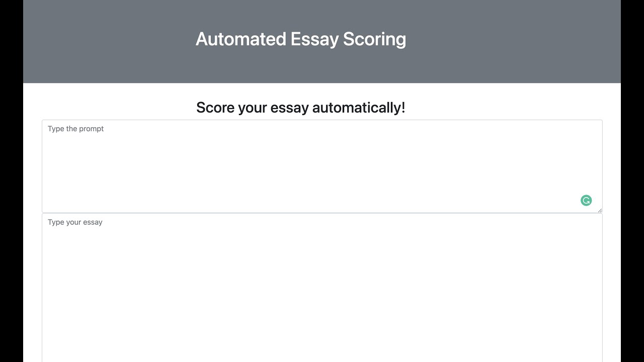 automated essay grading