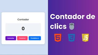 🚀 Crea un Contador Interactivo con HTML, CSS y JavaScript 💻 | Tutorial para principiantes,