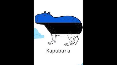 Capybara in different languages #memes  #funny