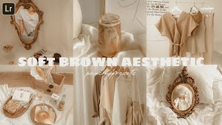 SOFT BROWN AESTHETIC PRESET | Free Lightroom Mobile Presets | Lightroom Editing Tutorial screenshot 5