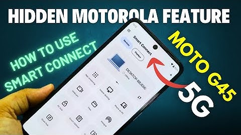 Moto G45 5G Smart Connect ⚡ Hidden Feature in Motorola Phones