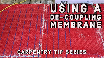 Using A Decoupling Membrane  - Tip series