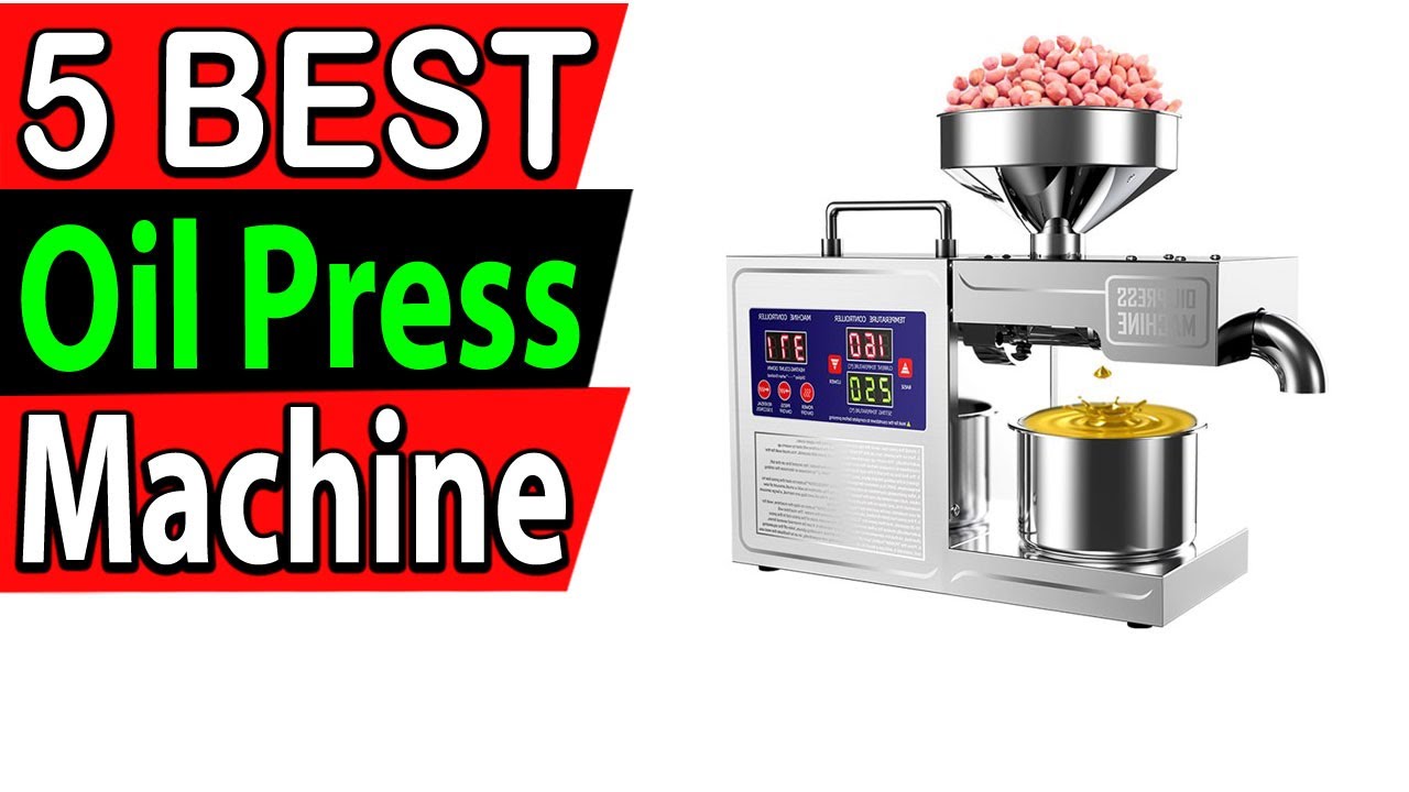 BEST Oil Press Machine Review 2023 (TOP 5)