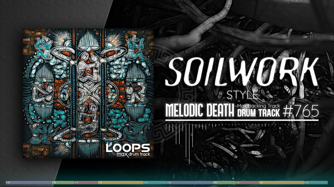 Melodic Death Metal Drum Track / Soilwork Style / 130 bpm