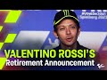 Valentino Rossi is retiring 🥺