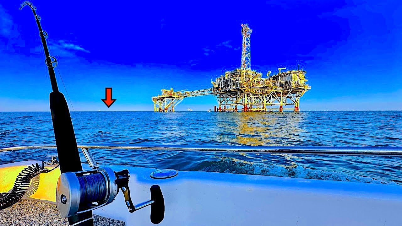 Fishing these Alabama GULF Rigs and Reefs for my DINNER! [Catch, Clean, Cook]