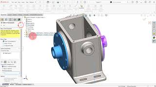 3 Mirror Component in Assembly