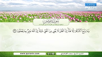 سورة يونس | تلاوة مباركة من الآية 34 إلى الآية 42 | بصوت القارئ الشيخ سعد الغامدي