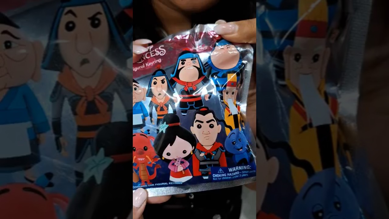 BLIND BAG MULAN DISNEY Figural Keyring!!! 