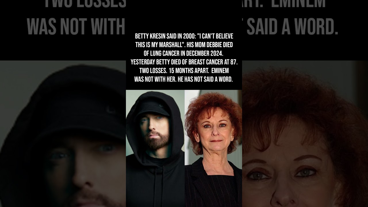 Eminem Lost His Mom in December 2024—Now His Grandmother Is Gone Too, and He Wasn't There...
