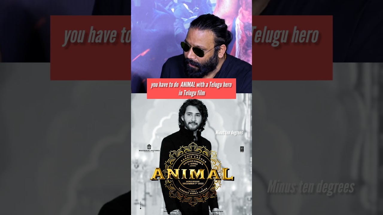 Sandeep Reddy Vanga’s Bold Choice 🔥 Only Mahesh Babu Can Carry the ANIMAL Rage in Telugu! 👑