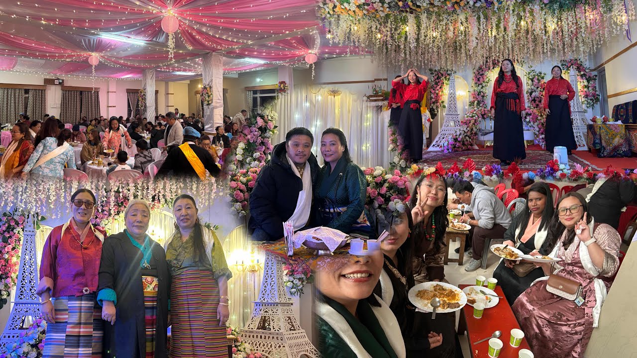 “Going to attend my friend’s marriage reception ✨”#tibetanvlogger #marriage #friends #reception 