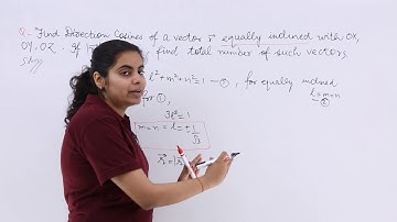 Class 12th - Direction Cosines and Ratios Problem Example-1 | Vector Algebra | Tutorials Point
