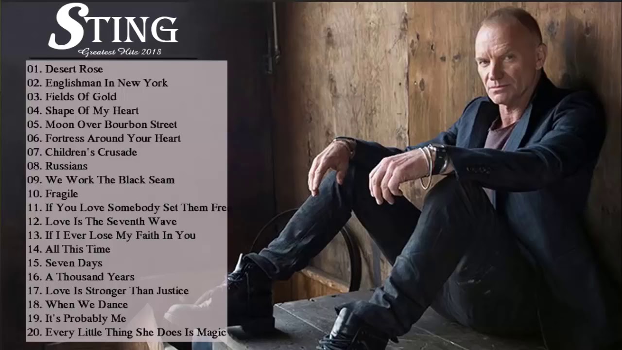 Sting Greatest Hits Full Album   The Very Best Songs Of Sting 720p