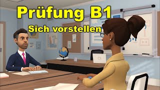 Learn German with dialogues| introduce yourself in exam B1