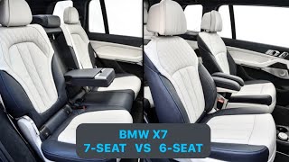 🇺🇸 Сравнение BMW X7 G07 6-seat VS 7-seat